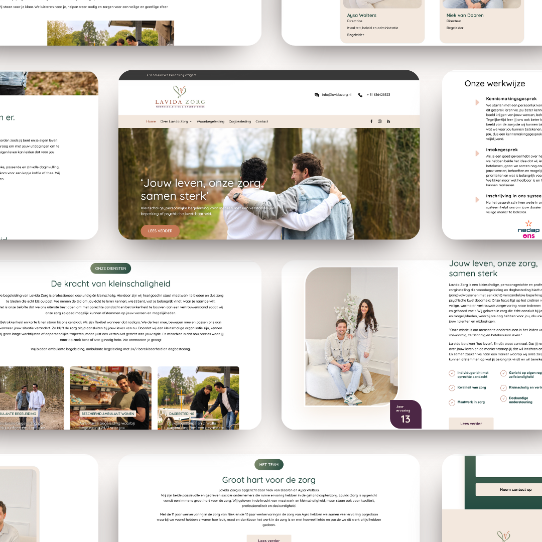 lavida zorg webdesign<br />
