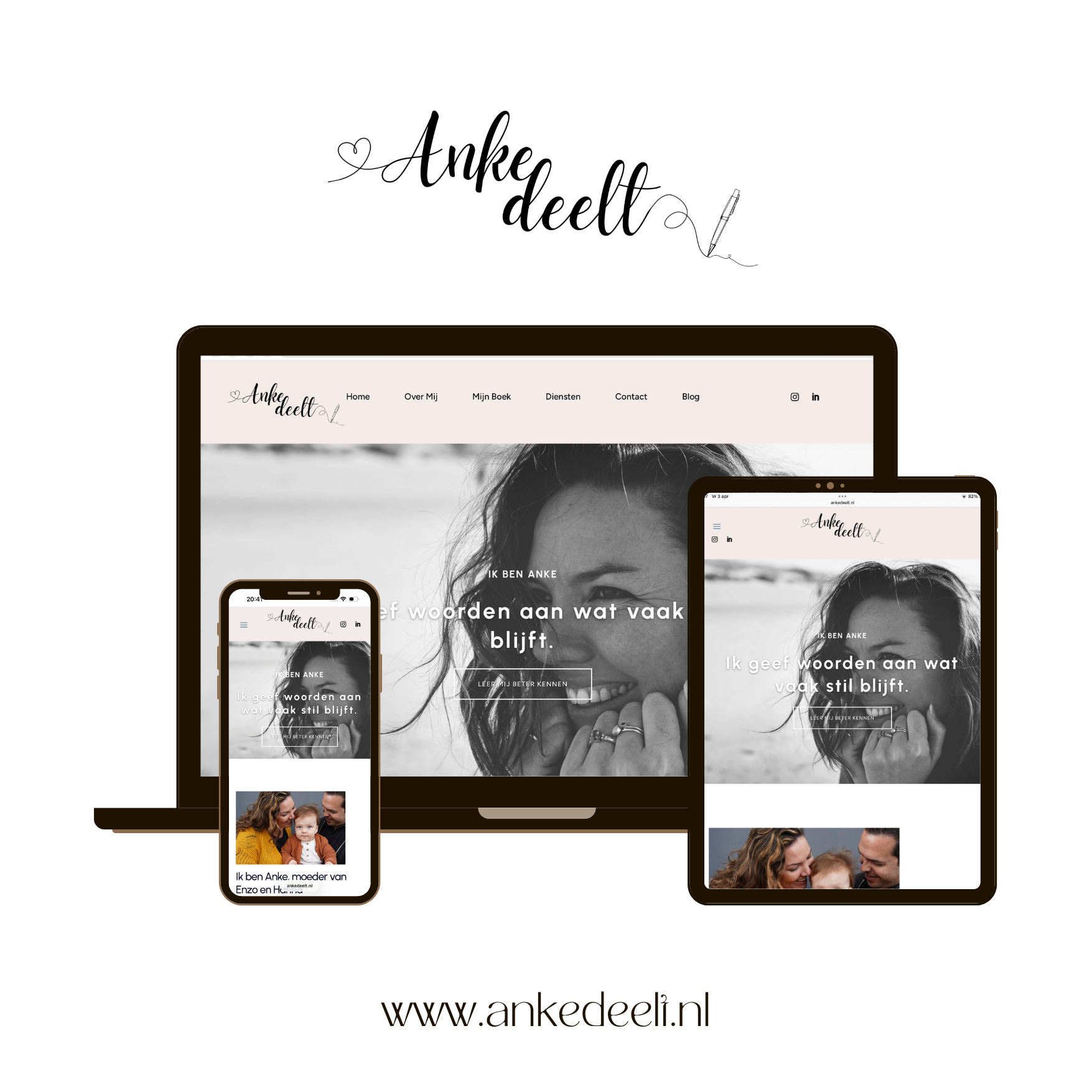 website voor Anke deelt website voor Anke deelt
